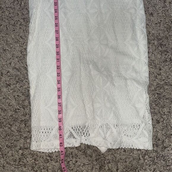 Crocheted Lace Dress - Cream - Picture 6 of 7